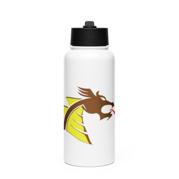 Belle Plaine High School 53594491 Stainless Steel Water Bottle with a Straw Lid