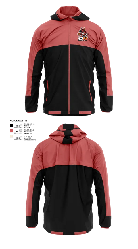 Windbreaker, Demon Nation, Women's Basketball, Teamtime, Team time, sublimation, custom sports apparel, team uniforms, spirit wear, spiritwear, sports uniforms, custom shirts, team store, custom team store, fundraiser sports, apparel fundraiser