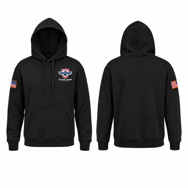 Hoodie, Excelsior Defense INC, Police, Teamtime, Team time, sublimation, custom sports apparel, team uniforms, spirit wear, spiritwear, sports uniforms, custom shirts, team store, custom team store, fundraiser sports, apparel fundraiser