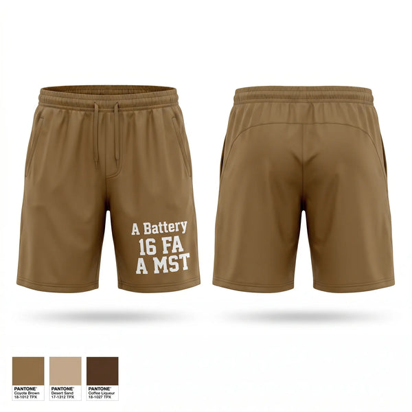 Athletic Shorts With Pockets, A Battery, 1-6 FA, A MST, Army, Teamtime, Team time, sublimation, custom sports apparel, team uniforms, spirit wear, spiritwear, sports uniforms, custom shirts, team store, custom team store, fundraiser sports, apparel fundraiser