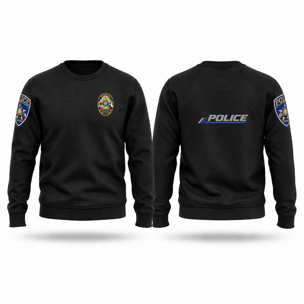 Crew Neck Sweatshirt, GENERIC TEXAS POLICE OFFICER, Police, Teamtime, Team time, sublimation, custom sports apparel, team uniforms, spirit wear, spiritwear, sports uniforms, custom shirts, team store, custom team store, fundraiser sports, apparel fundraiser
