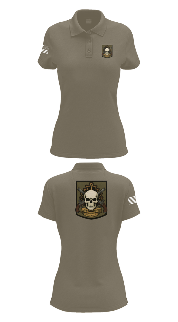 Womens Short Sleeve Performance Polo, 430th MP Detachment, , Teamtime, Team time, sublimation, custom sports apparel, team uniforms, spirit wear, spiritwear, sports uniforms, custom shirts, team store, custom team store, fundraiser sports, apparel fundraiser