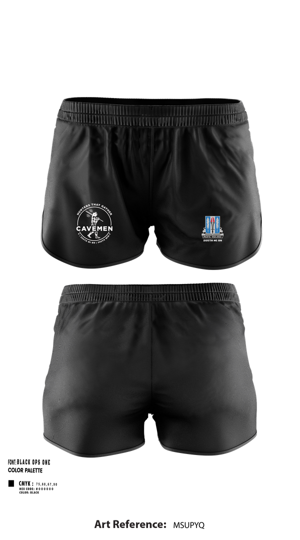 Ranger Panties, C / 205th MI BN / 500th MIB-T, , Teamtime, Team time, sublimation, custom sports apparel, team uniforms, spirit wear, spiritwear, sports uniforms, custom shirts, team store, custom team store, fundraiser sports, apparel fundraiser