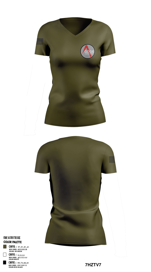 Womens Short Sleeve Vneck Shirt, Agoge Combatives, , Teamtime, Team time, sublimation, custom sports apparel, team uniforms, spirit wear, spiritwear, sports uniforms, custom shirts, team store, custom team store, fundraiser sports, apparel fundraiser