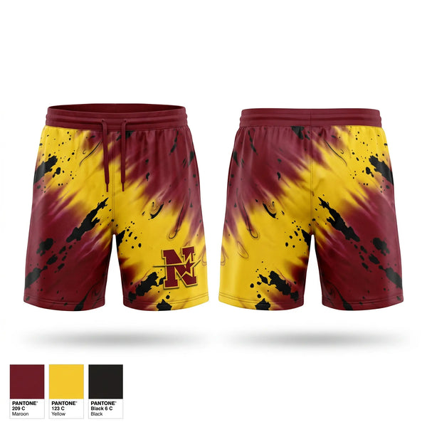 Athletic Shorts With Pockets, North Middle School Cross Country, Cross Country, Teamtime, Team time, sublimation, custom sports apparel, team uniforms, spirit wear, spiritwear, sports uniforms, custom shirts, team store, custom team store, fundraiser sports, apparel fundraiser