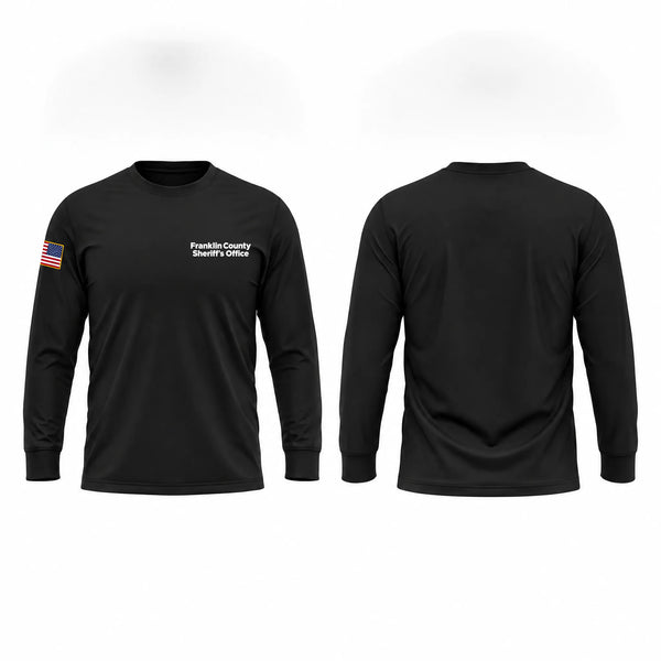 Long Sleeve Performance Shirt, Franklin County Sheriff’s Office, Police, Teamtime, Team time, sublimation, custom sports apparel, team uniforms, spirit wear, spiritwear, sports uniforms, custom shirts, team store, custom team store, fundraiser sports, apparel fundraiser