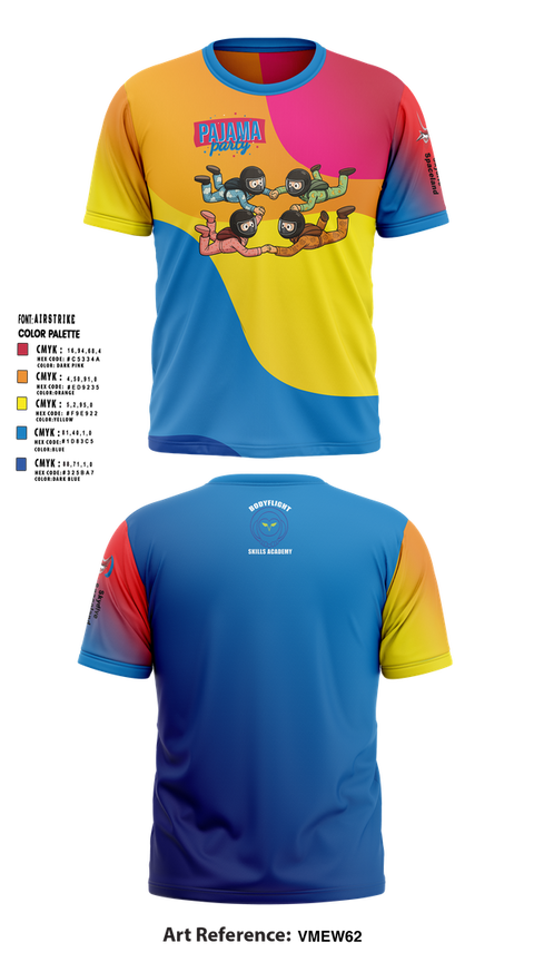 Short Sleeve Performance Shirt, Skydive Dallas Pajama Party, Spirit Store, Teamtime, Team time, sublimation, custom sports apparel, team uniforms, spirit wear, spiritwear, sports uniforms, custom shirts, team store, custom team store, fundraiser sports, apparel fundraiser