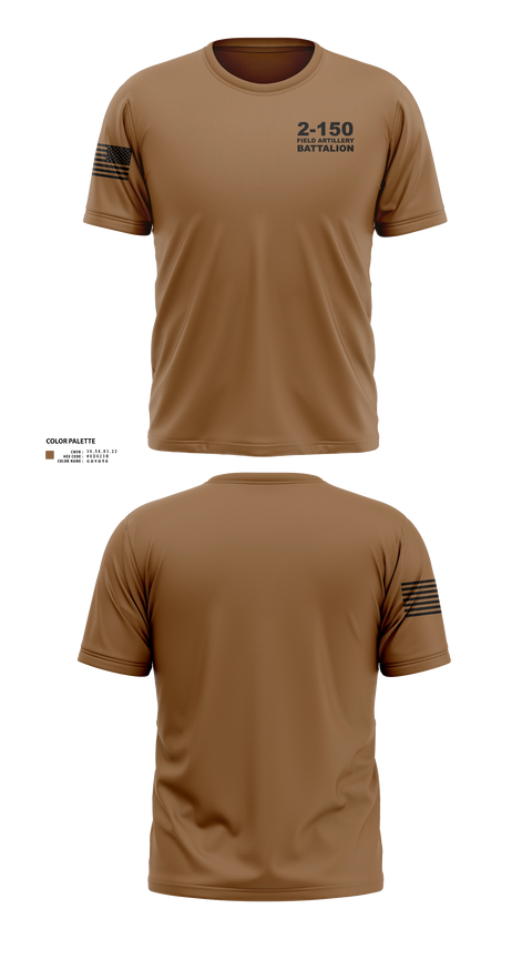 Old School Cotton Feel Shirt, 2-150 Field Artillery Battalion, National Guard, Teamtime, Team time, sublimation, custom sports apparel, team uniforms, spirit wear, spiritwear, sports uniforms, custom shirts, team store, custom team store, fundraiser sports, apparel fundraiser
