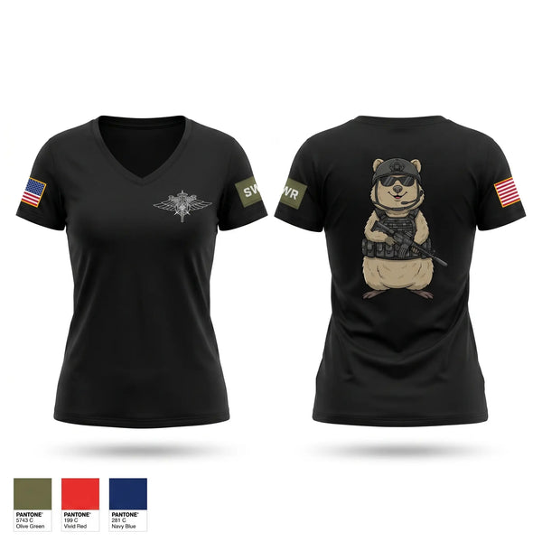 Womens Short Sleeve Vneck Shirt, Q-Flight, Air Force, Teamtime, Team time, sublimation, custom sports apparel, team uniforms, spirit wear, spiritwear, sports uniforms, custom shirts, team store, custom team store, fundraiser sports, apparel fundraiser