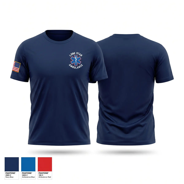Short Sleeve Performance Shirt, Lonestar ambulance, EMS/EMT, Teamtime, Team time, sublimation, custom sports apparel, team uniforms, spirit wear, spiritwear, sports uniforms, custom shirts, team store, custom team store, fundraiser sports, apparel fundraiser