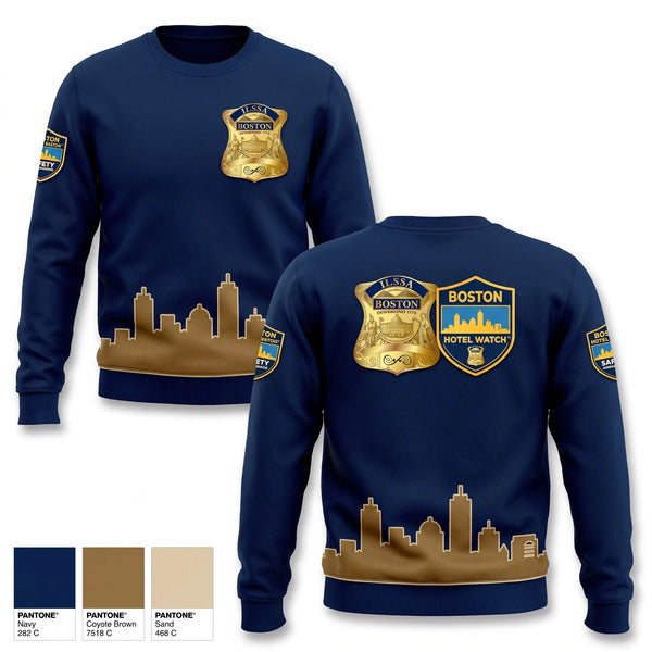 Crew Neck Sweatshirt, ILSSA Boston, , Teamtime, Team time, sublimation, custom sports apparel, team uniforms, spirit wear, spiritwear, sports uniforms, custom shirts, team store, custom team store, fundraiser sports, apparel fundraiser
