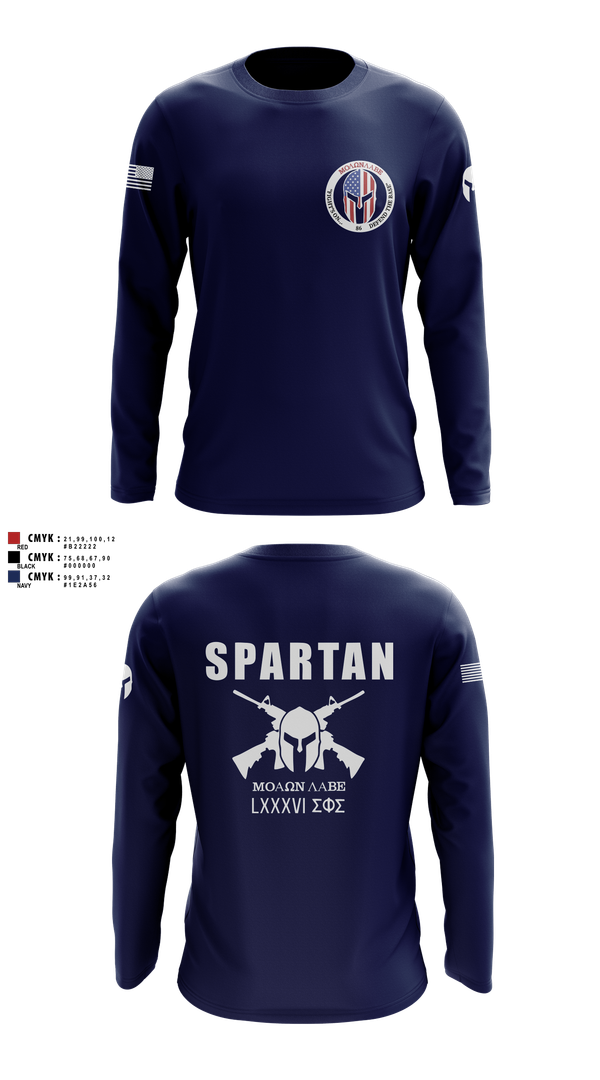 Long Sleeve Performance Shirt, 86 Security Forces Squadron, Air Force, Teamtime, Team time, sublimation, custom sports apparel, team uniforms, spirit wear, spiritwear, sports uniforms, custom shirts, team store, custom team store, fundraiser sports, apparel fundraiser