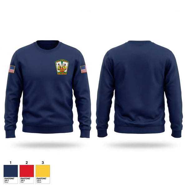 Crew Neck Sweatshirt, Howard County Fire and Rescue, Fire Department, Teamtime, Team time, sublimation, custom sports apparel, team uniforms, spirit wear, spiritwear, sports uniforms, custom shirts, team store, custom team store, fundraiser sports, apparel fundraiser