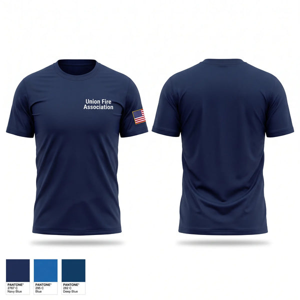 Short Sleeve Performance Shirt, Union Fire Association, Fire Department, Teamtime, Team time, sublimation, custom sports apparel, team uniforms, spirit wear, spiritwear, sports uniforms, custom shirts, team store, custom team store, fundraiser sports, apparel fundraiser