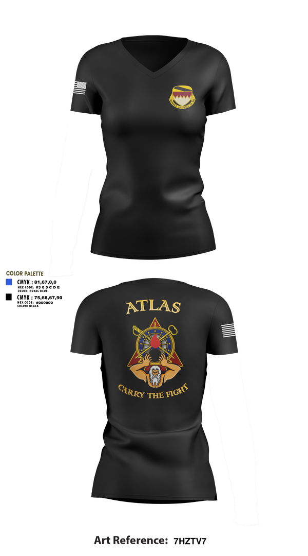 Womens Short Sleeve Vneck Shirt, A Co, 115th BSB, 1CD, Army, Teamtime, Team time, sublimation, custom sports apparel, team uniforms, spirit wear, spiritwear, sports uniforms, custom shirts, team store, custom team store, fundraiser sports, apparel fundraiser