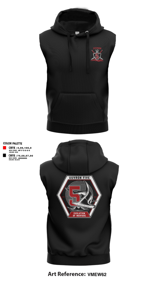 Sleeveless Hoodie, UUVRON 5, Navy, Teamtime, Team time, sublimation, custom sports apparel, team uniforms, spirit wear, spiritwear, sports uniforms, custom shirts, team store, custom team store, fundraiser sports, apparel fundraiser