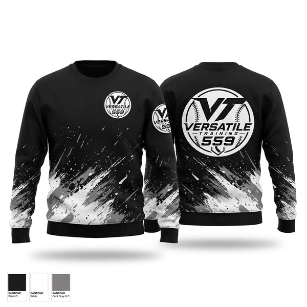 Crew Neck Sweatshirt, Versatile Prospects, Baseball, Teamtime, Team time, sublimation, custom sports apparel, team uniforms, spirit wear, spiritwear, sports uniforms, custom shirts, team store, custom team store, fundraiser sports, apparel fundraiser