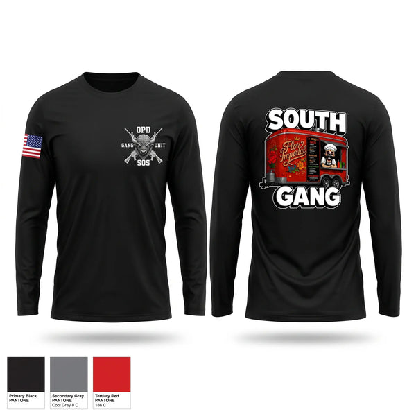 Long Sleeve Performance Shirt, South Gang Unit, Police, Teamtime, Team time, sublimation, custom sports apparel, team uniforms, spirit wear, spiritwear, sports uniforms, custom shirts, team store, custom team store, fundraiser sports, apparel fundraiser