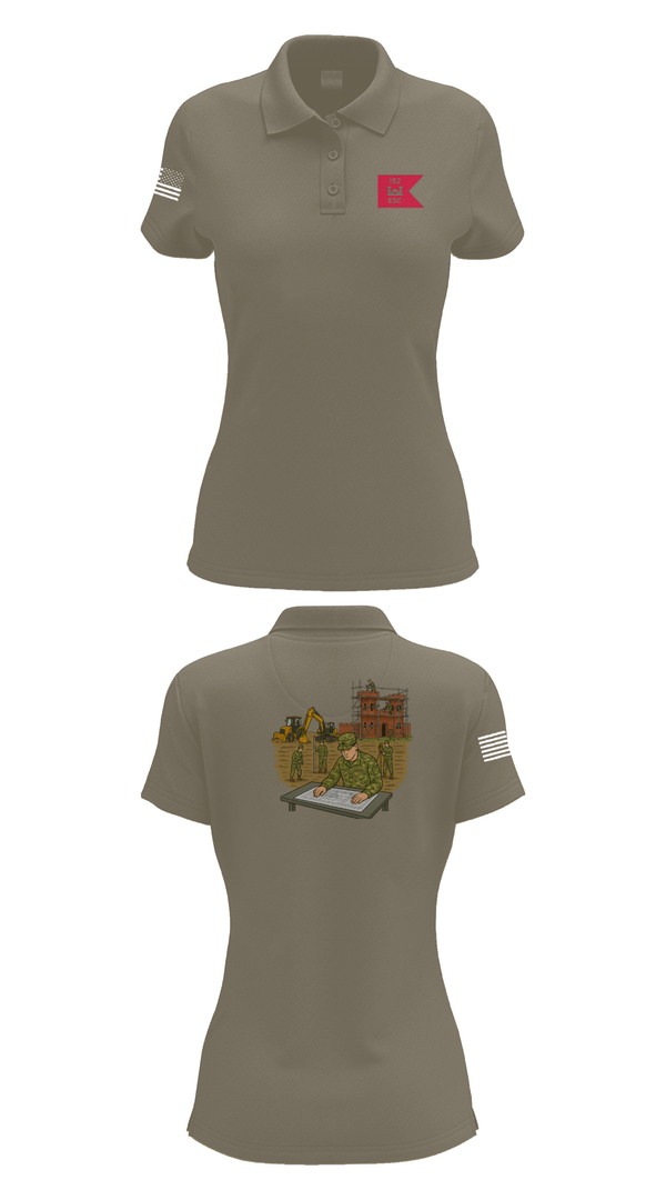 Womens Short Sleeve Performance Polo, 152, Army, Teamtime, Team time, sublimation, custom sports apparel, team uniforms, spirit wear, spiritwear, sports uniforms, custom shirts, team store, custom team store, fundraiser sports, apparel fundraiser