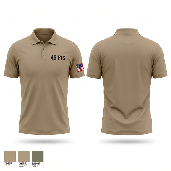 Short Sleeve Performance Polo, 48 FIS, Air Force, Teamtime, Team time, sublimation, custom sports apparel, team uniforms, spirit wear, spiritwear, sports uniforms, custom shirts, team store, custom team store, fundraiser sports, apparel fundraiser