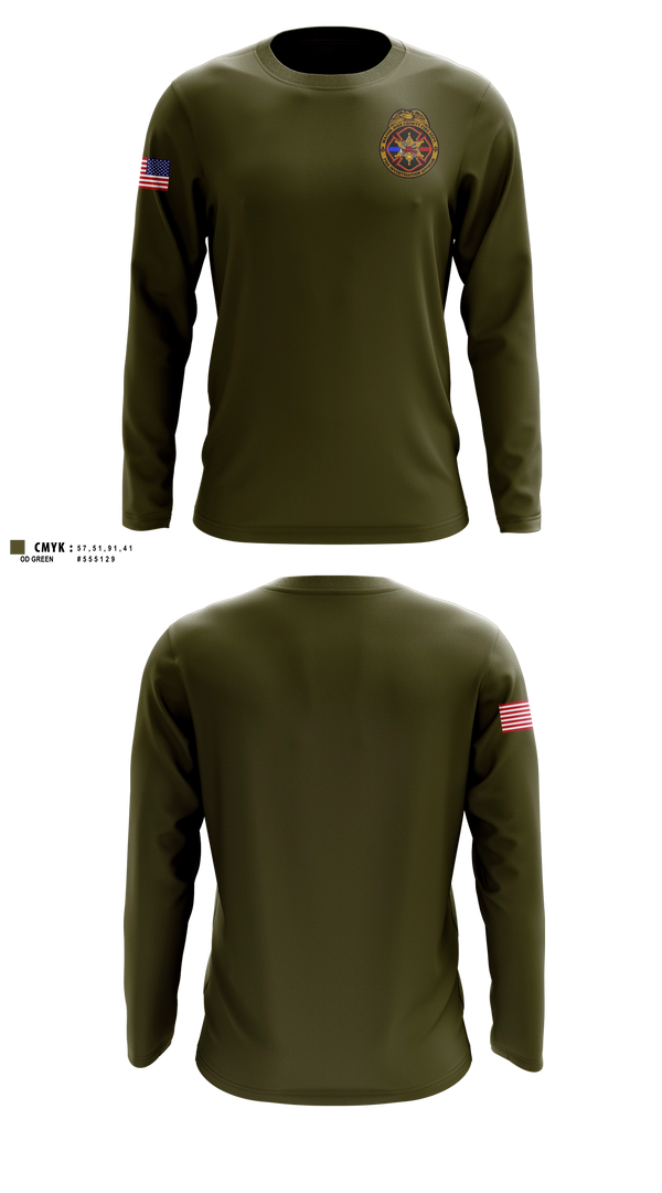 Long Sleeve Performance Shirt, Macon-Bibb Fire Investigation Division, Fire Department, Teamtime, Team time, sublimation, custom sports apparel, team uniforms, spirit wear, spiritwear, sports uniforms, custom shirts, team store, custom team store, fundraiser sports, apparel fundraiser