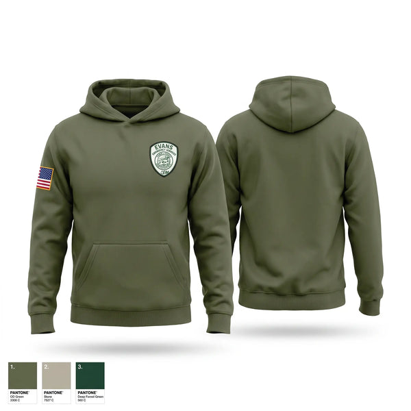 Hoodie, Evans Emergency Services, Fire Department, Teamtime, Team time, sublimation, custom sports apparel, team uniforms, spirit wear, spiritwear, sports uniforms, custom shirts, team store, custom team store, fundraiser sports, apparel fundraiser