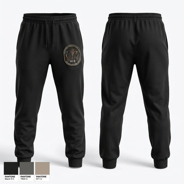 Sweatpants, Immigration and Customs Enforcement Charleston SC, Police, Teamtime, Team time, sublimation, custom sports apparel, team uniforms, spirit wear, spiritwear, sports uniforms, custom shirts, team store, custom team store, fundraiser sports, apparel fundraiser