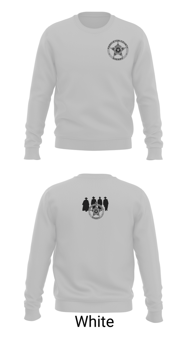 Crew Neck Sweatshirt, PENDLETON COUNTY SHERIFF'S DEPARTMENT, Police, Teamtime, Team time, sublimation, custom sports apparel, team uniforms, spirit wear, spiritwear, sports uniforms, custom shirts, team store, custom team store, fundraiser sports, apparel fundraiser