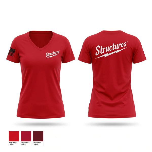 Womens Short Sleeve Vneck Shirt, 356 EPBS, Air Force, Teamtime, Team time, sublimation, custom sports apparel, team uniforms, spirit wear, spiritwear, sports uniforms, custom shirts, team store, custom team store, fundraiser sports, apparel fundraiser