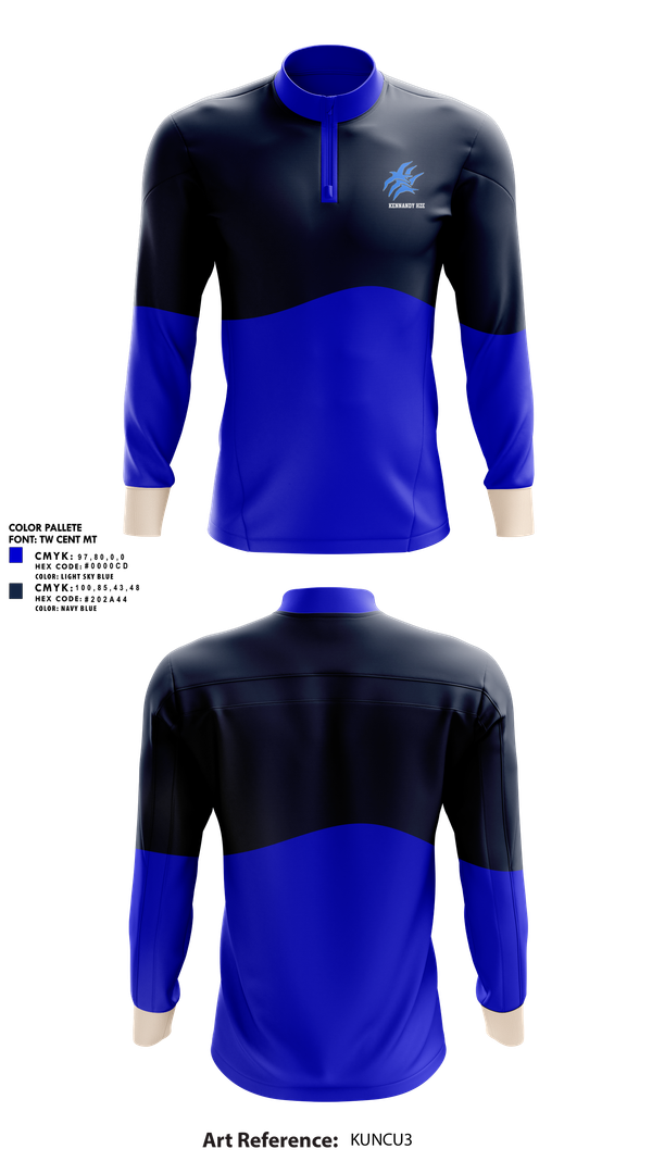 Quarter Zip Jacket, Kennandy Hze, Track & Field, Teamtime, Team time, sublimation, custom sports apparel, team uniforms, spirit wear, spiritwear, sports uniforms, custom shirts, team store, custom team store, fundraiser sports, apparel fundraiser
