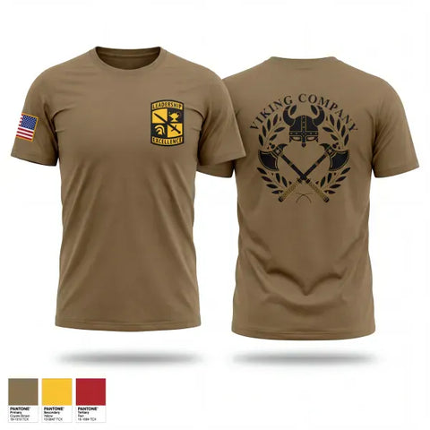 Old School Cotton Feel Shirt, Viking Company, Army, Teamtime, Team time, sublimation, custom sports apparel, team uniforms, spirit wear, spiritwear, sports uniforms, custom shirts, team store, custom team store, fundraiser sports, apparel fundraiser