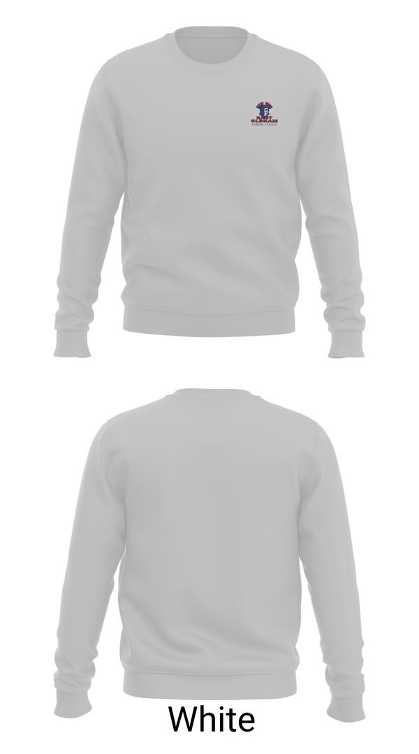 Crew Neck Sweatshirt, East Oldham Middle School, Cheer, Teamtime, Team time, sublimation, custom sports apparel, team uniforms, spirit wear, spiritwear, sports uniforms, custom shirts, team store, custom team store, fundraiser sports, apparel fundraiser