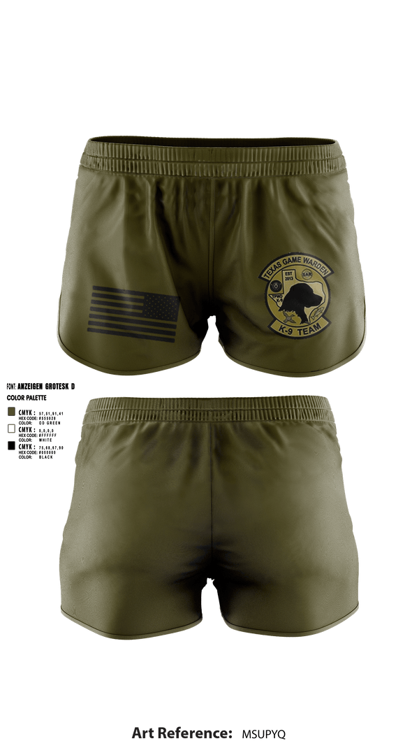 Ranger Panties, TXGW K9, Police, Teamtime, Team time, sublimation, custom sports apparel, team uniforms, spirit wear, spiritwear, sports uniforms, custom shirts, team store, custom team store, fundraiser sports, apparel fundraiser
