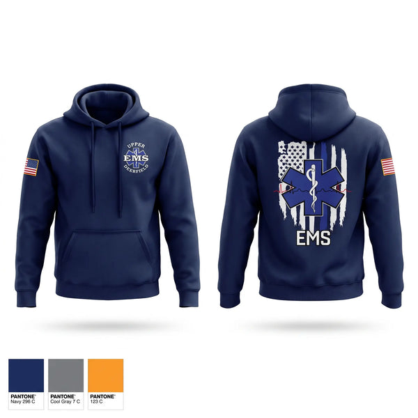 Hoodie, Upper Deerfield EMS, EMS/EMT, Teamtime, Team time, sublimation, custom sports apparel, team uniforms, spirit wear, spiritwear, sports uniforms, custom shirts, team store, custom team store, fundraiser sports, apparel fundraiser