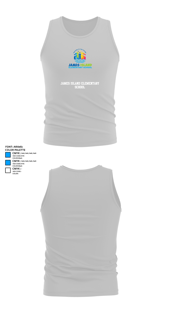 Tank Top, James Island Elementary School, Spirit Store, Teamtime, Team time, sublimation, custom sports apparel, team uniforms, spirit wear, spiritwear, sports uniforms, custom shirts, team store, custom team store, fundraiser sports, apparel fundraiser