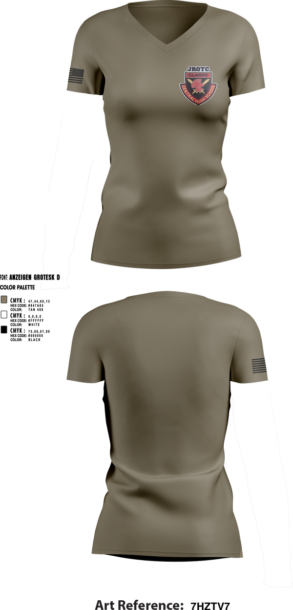 Womens Short Sleeve Vneck Shirt, Gladiators, Army, Teamtime, Team time, sublimation, custom sports apparel, team uniforms, spirit wear, spiritwear, sports uniforms, custom shirts, team store, custom team store, fundraiser sports, apparel fundraiser
