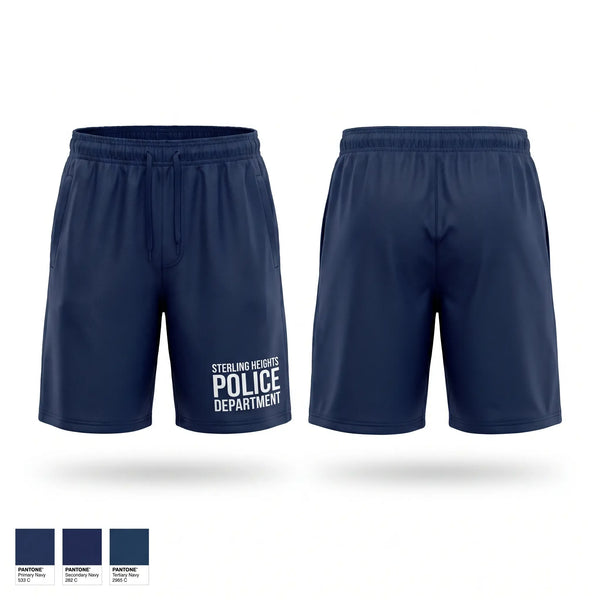 Athletic Shorts With Pockets, Sterling Heights Police Department, Police, Teamtime, Team time, sublimation, custom sports apparel, team uniforms, spirit wear, spiritwear, sports uniforms, custom shirts, team store, custom team store, fundraiser sports, apparel fundraiser