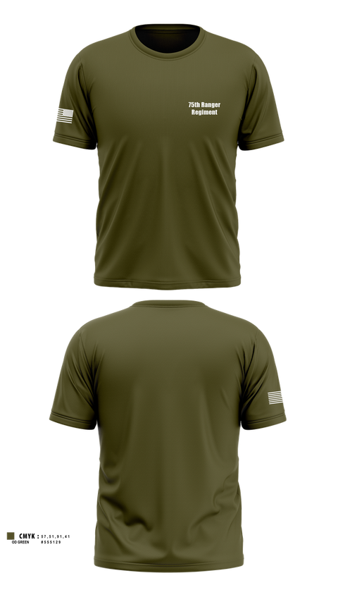 Old School Cotton Feel Shirt, 75th Ranger Regiment, , Teamtime, Team time, sublimation, custom sports apparel, team uniforms, spirit wear, spiritwear, sports uniforms, custom shirts, team store, custom team store, fundraiser sports, apparel fundraiser