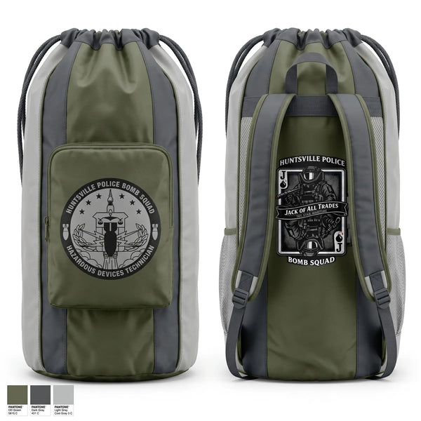 Gear Bag, Huntsville Police Department Bomb Squad, Police, Teamtime, Team time, sublimation, custom sports apparel, team uniforms, spirit wear, spiritwear, sports uniforms, custom shirts, team store, custom team store, fundraiser sports, apparel fundraiser
