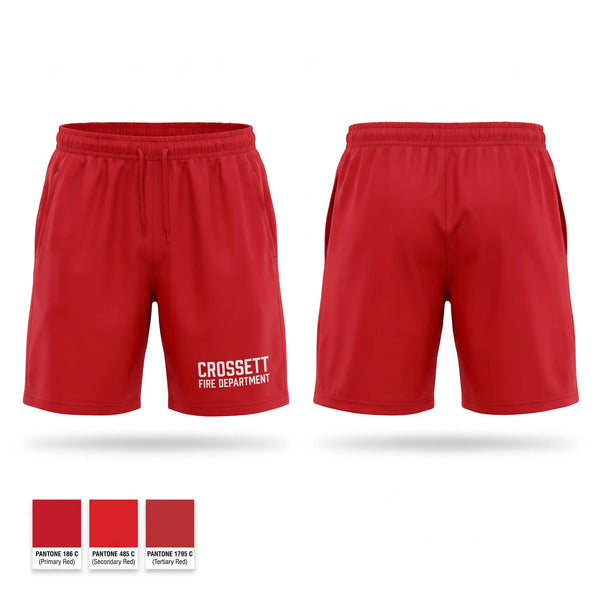 Athletic Shorts With Pockets, Crossett Fire Department, Fire Department, Teamtime, Team time, sublimation, custom sports apparel, team uniforms, spirit wear, spiritwear, sports uniforms, custom shirts, team store, custom team store, fundraiser sports, apparel fundraiser