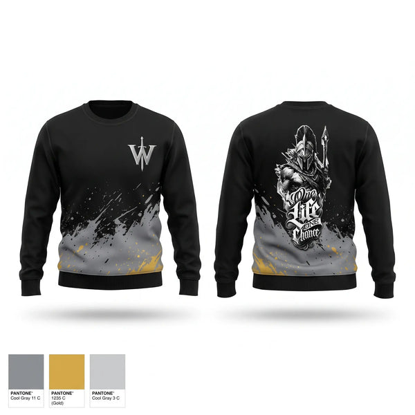 Crew Neck Sweatshirt, Warriors lair, , Teamtime, Team time, sublimation, custom sports apparel, team uniforms, spirit wear, spiritwear, sports uniforms, custom shirts, team store, custom team store, fundraiser sports, apparel fundraiser