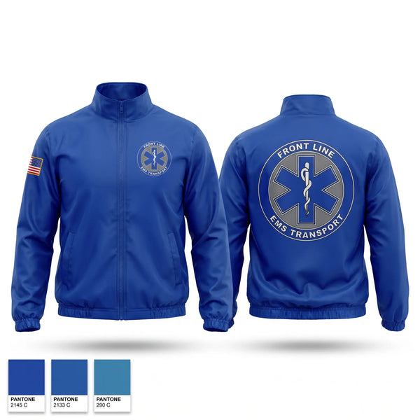 Windbreaker, Frontline EMS Transport, EMS/EMT, Teamtime, Team time, sublimation, custom sports apparel, team uniforms, spirit wear, spiritwear, sports uniforms, custom shirts, team store, custom team store, fundraiser sports, apparel fundraiser