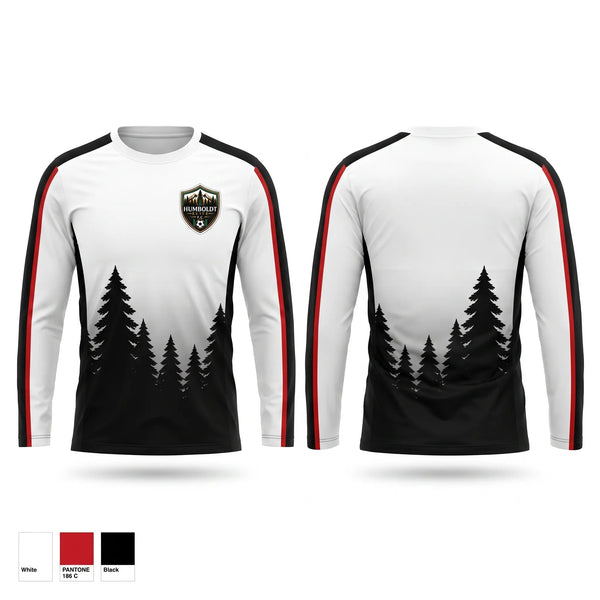 Long Sleeve Performance Shirt, Humboldt Elite F.C, Men's Soccer, Teamtime, Team time, sublimation, custom sports apparel, team uniforms, spirit wear, spiritwear, sports uniforms, custom shirts, team store, custom team store, fundraiser sports, apparel fundraiser