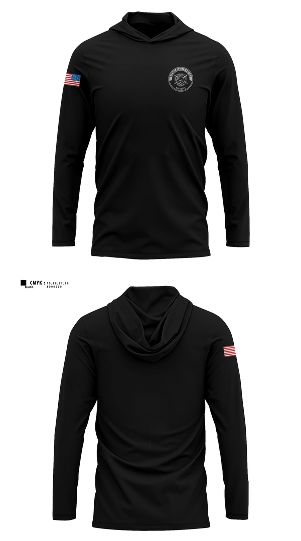 Long Sleeve hooded sunshirt, Nicholasville Police Department Crisis Negotiations Team, Police, Teamtime, Team time, sublimation, custom sports apparel, team uniforms, spirit wear, spiritwear, sports uniforms, custom shirts, team store, custom team store, fundraiser sports, apparel fundraiser