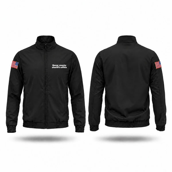 Windbreaker, Bexar county sheriff’s office, Police, Teamtime, Team time, sublimation, custom sports apparel, team uniforms, spirit wear, spiritwear, sports uniforms, custom shirts, team store, custom team store, fundraiser sports, apparel fundraiser