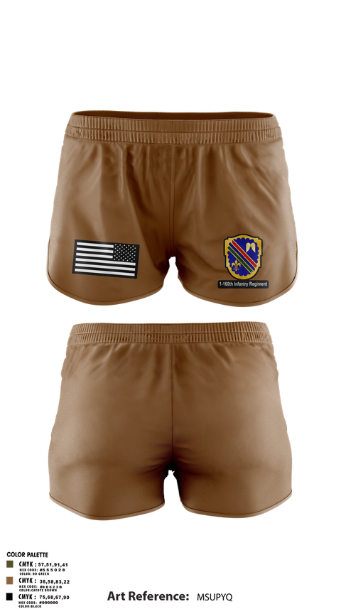Ranger Panties, Co A, 1st-160th INF, 79th IBCT, , Teamtime, Team time, sublimation, custom sports apparel, team uniforms, spirit wear, spiritwear, sports uniforms, custom shirts, team store, custom team store, fundraiser sports, apparel fundraiser