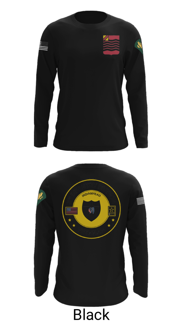 Long Sleeve Performance Shirt, 1st Battalion 15th Field Artillery, Army, Teamtime, Team time, sublimation, custom sports apparel, team uniforms, spirit wear, spiritwear, sports uniforms, custom shirts, team store, custom team store, fundraiser sports, apparel fundraiser