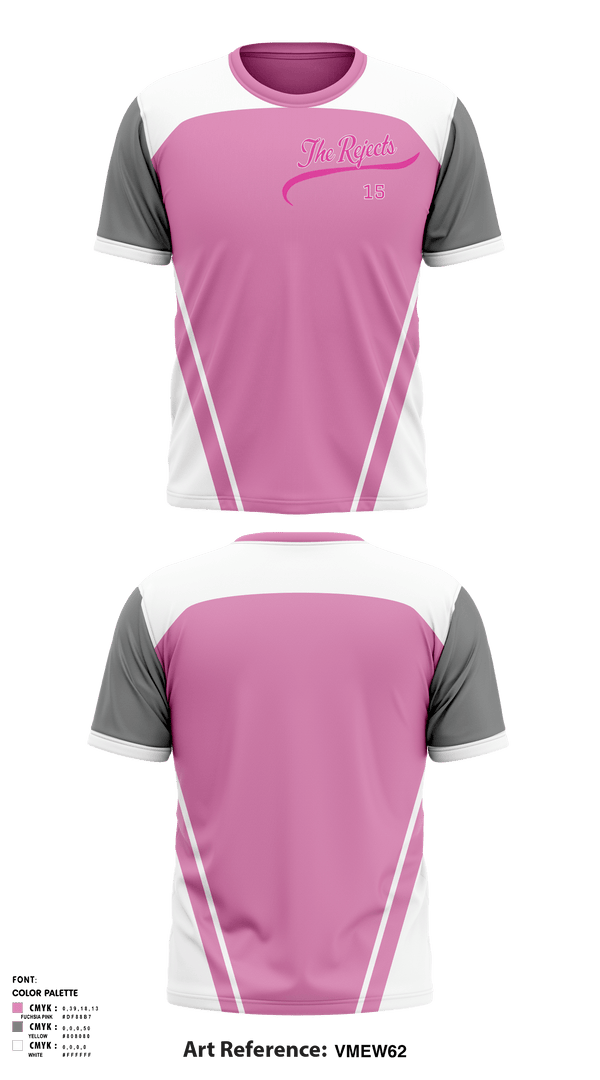Short Sleeve Performance Shirt, The rejects, Softball, Teamtime, Team time, sublimation, custom sports apparel, team uniforms, spirit wear, spiritwear, sports uniforms, custom shirts, team store, custom team store, fundraiser sports, apparel fundraiser