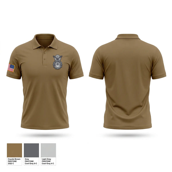 Short Sleeve Performance Polo, 142 SFS S3OA, Air Force, Teamtime, Team time, sublimation, custom sports apparel, team uniforms, spirit wear, spiritwear, sports uniforms, custom shirts, team store, custom team store, fundraiser sports, apparel fundraiser