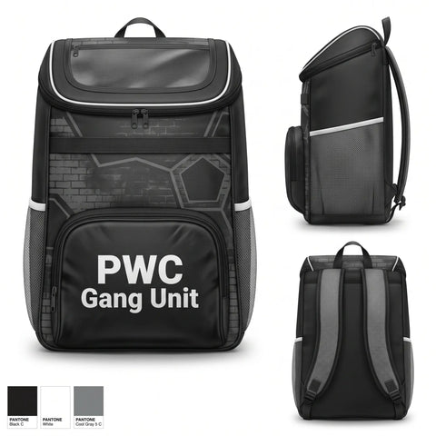 Gear Bag, PWC Gang Unit, Police, Teamtime, Team time, sublimation, custom sports apparel, team uniforms, spirit wear, spiritwear, sports uniforms, custom shirts, team store, custom team store, fundraiser sports, apparel fundraiser